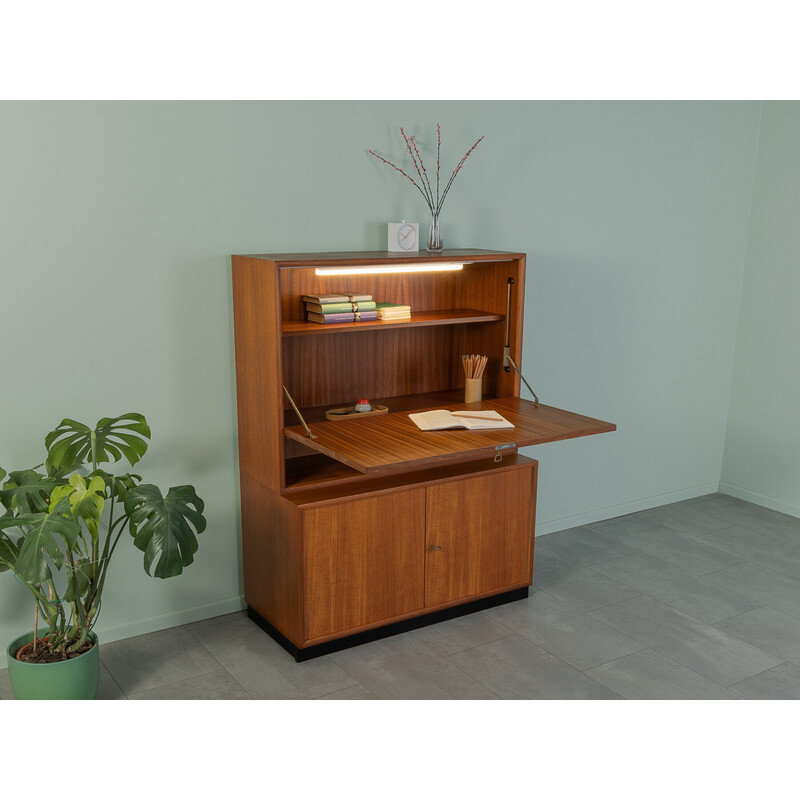 Vintage teak veneer desk by Wk Möbel, 1960