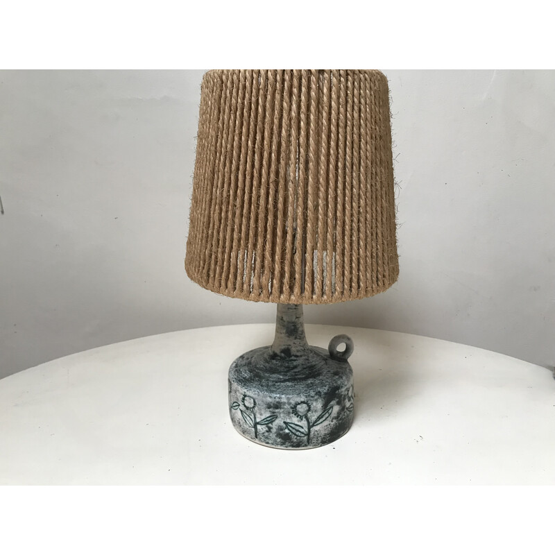 Vintage ceramic lamp by Jacques Blin, 1950s