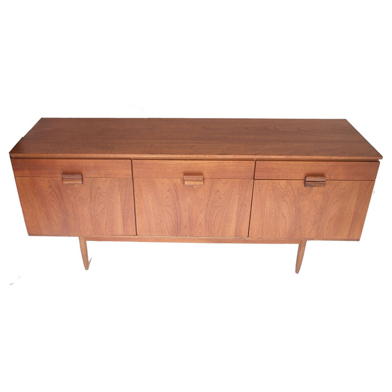 Credenza scandinava in teak color miele, 1960