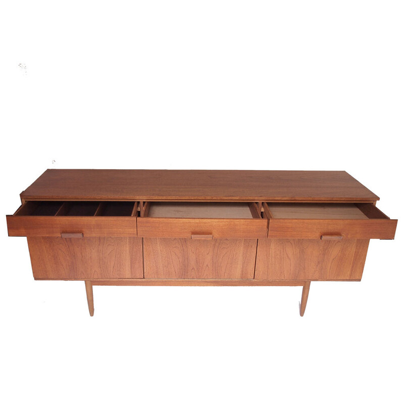 Scandinavisch honing teak dressoir, 1960