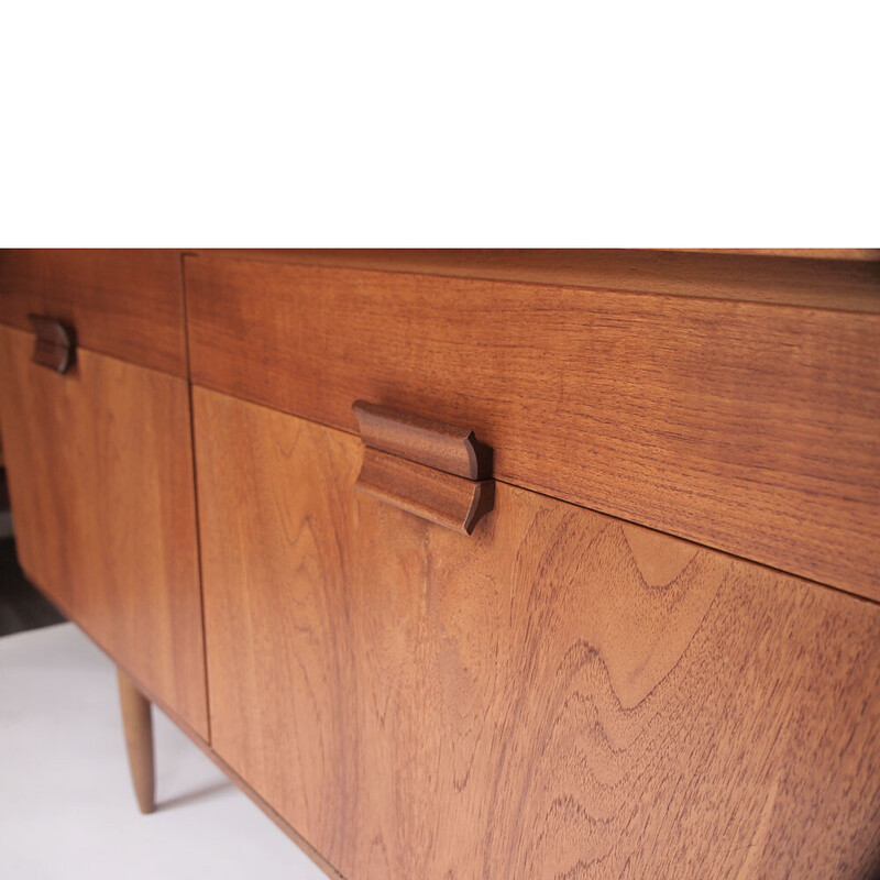 Scandinavian vintage honey teak sideboard, 1960s