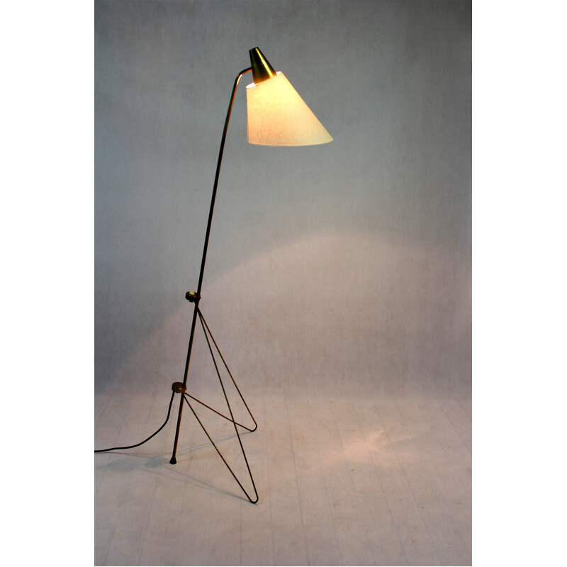 Lampadaire vintage "Girafe" de Josef Hůrka pour Napako, 1950