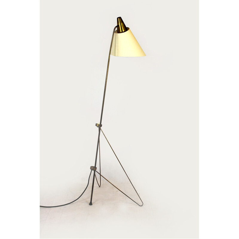 Mid century floor lamp "Giraffe" by Josef Hůrka for Napako, 1950s