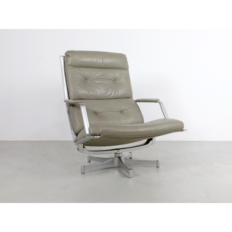 Kill International grey lounge chair "FK85", Preben FABRICIUS and Jorgen KASTHOLM - 1960s