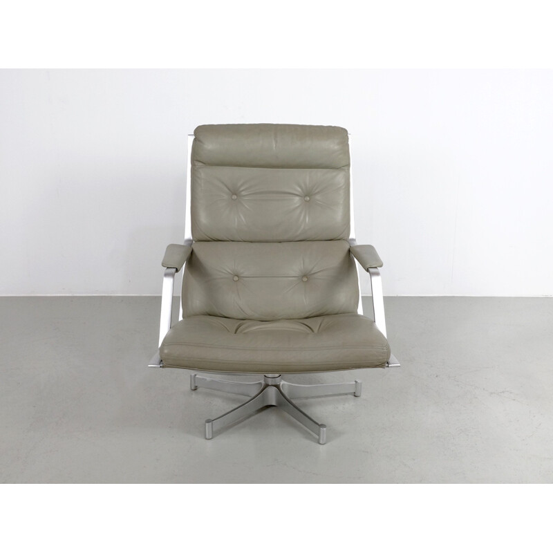 Kill International grey lounge chair "FK85", Preben FABRICIUS and Jorgen KASTHOLM - 1960s