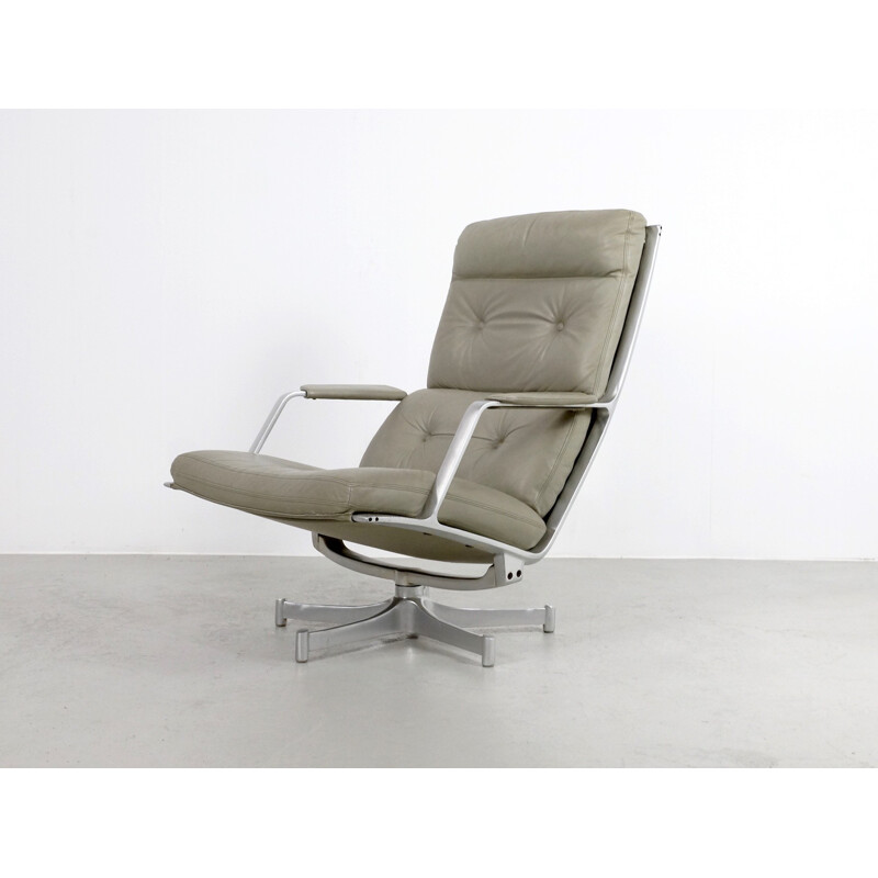 Kill International grey lounge chair "FK85", Preben FABRICIUS and Jorgen KASTHOLM - 1960s