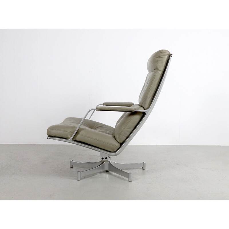 Kill International grey lounge chair "FK85", Preben FABRICIUS and Jorgen KASTHOLM - 1960s