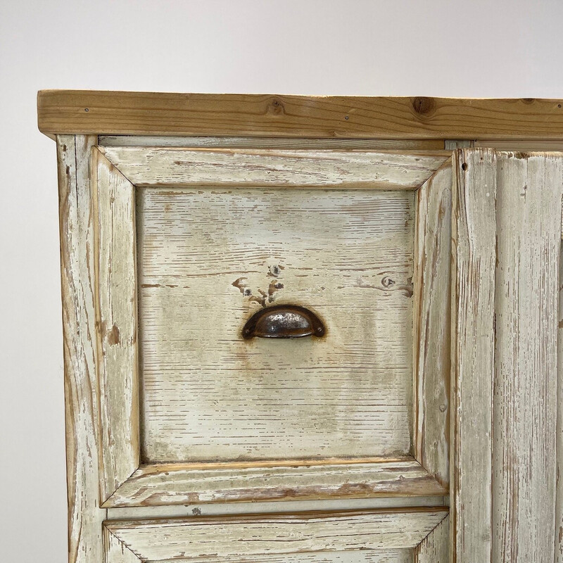 Vintage wooden food cabinet, Czech Republic