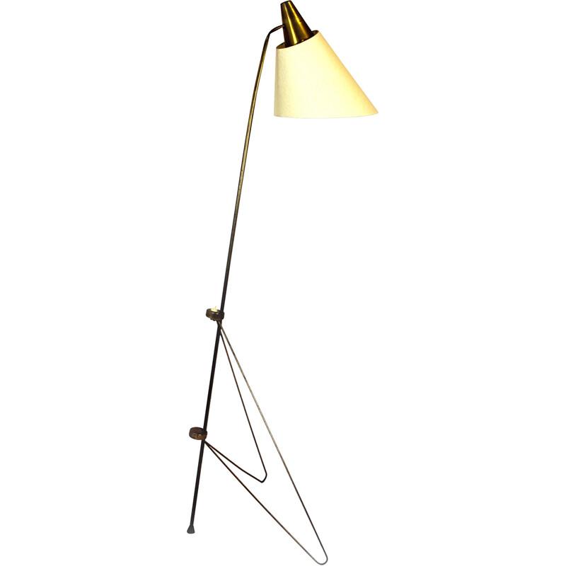 Lampadaire vintage "Girafe" de Josef Hůrka pour Napako, 1950