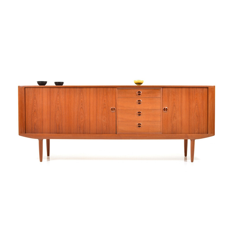 Randers Møbelfabrik teak sideboard with sliding doors - 1960s