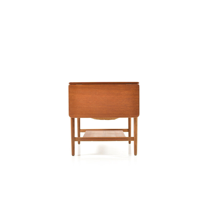 Andreas Tuck "AT-33" sewing table in oak and teak, Hans J. WEGNER - 1950s