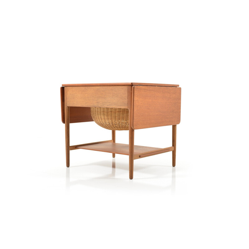 Andreas Tuck "AT-33" sewing table in oak and teak, Hans J. WEGNER - 1950s