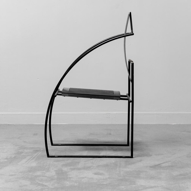 Vintage-Stuhl Quinta aus Metall von Mario Botta für Alias Design, 1980