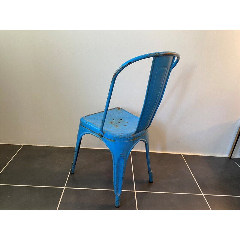 Vintage Tolix Stuhl aus Metall von Xavier Pauchard, 1950