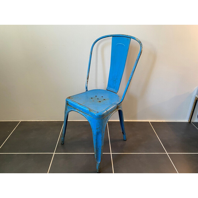 Vintage Tolix Stuhl aus Metall von Xavier Pauchard, 1950