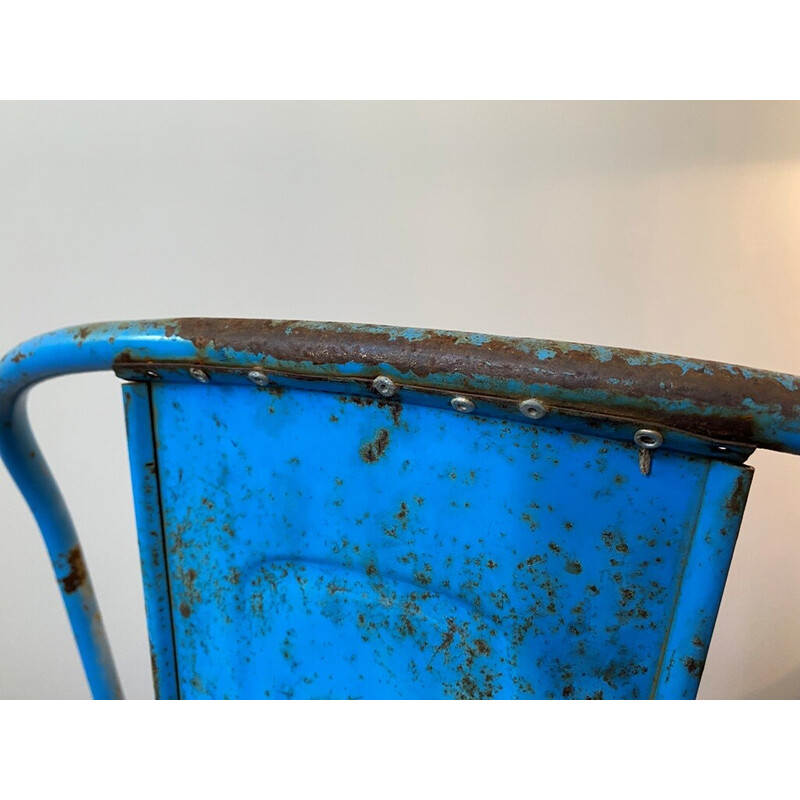 Tolix vintage metal chair by Xavier Pauchard, 1950s