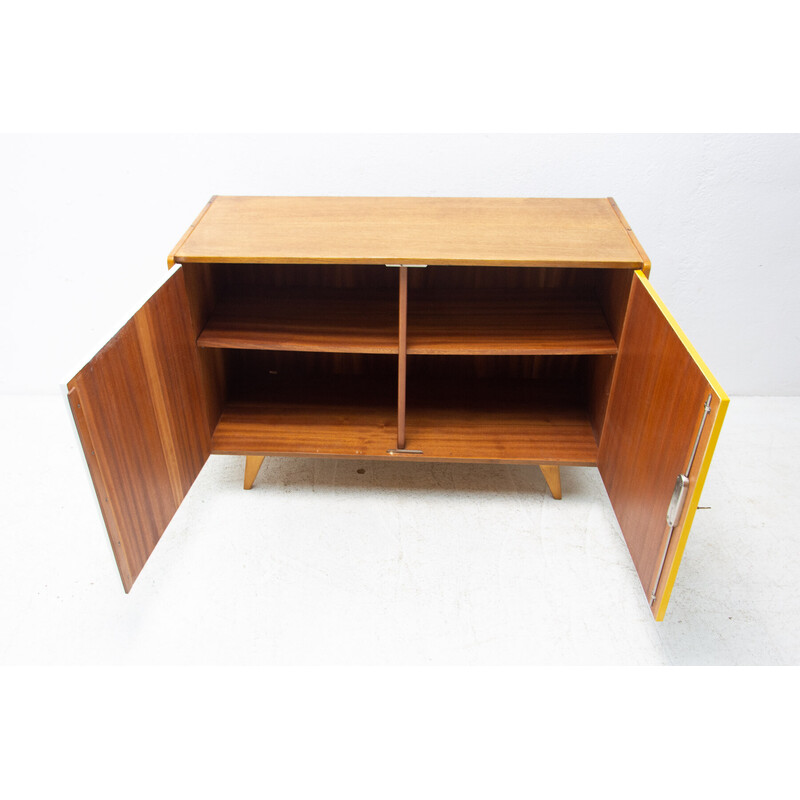 Mid century beechwood sideboard U-450 by Jiří Jiroutek, Czechoslovakia 1960s