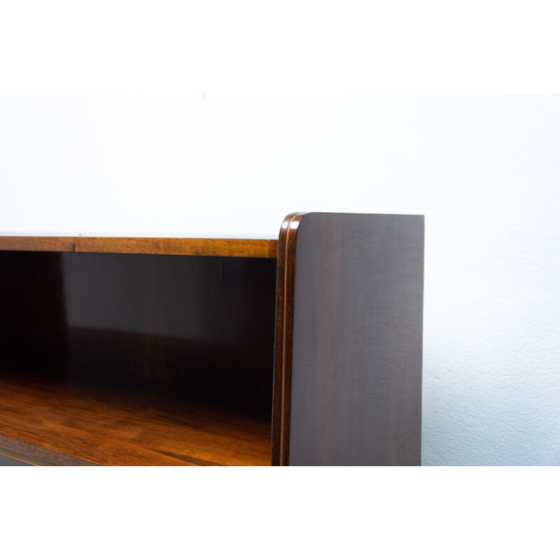 Mid century walnut bookcase by František Jirák, Czechoslovakia 1960s