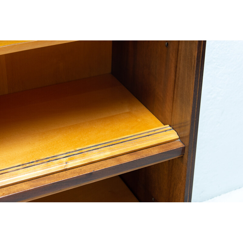 Mid century walnut bookcase by František Jirák, Czechoslovakia 1960s