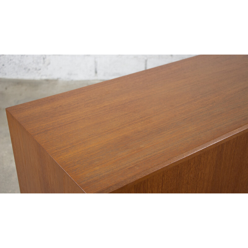 Credenza scandinava vintage in teak di Clausen and Son, Danimarca 1960