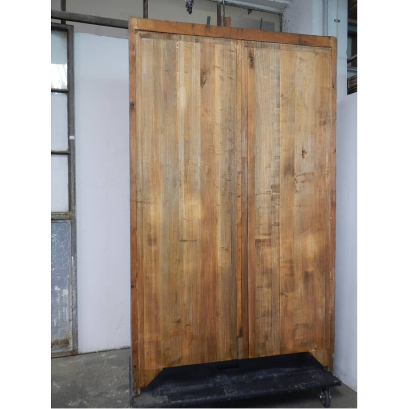 Vintage fir wood cabinet