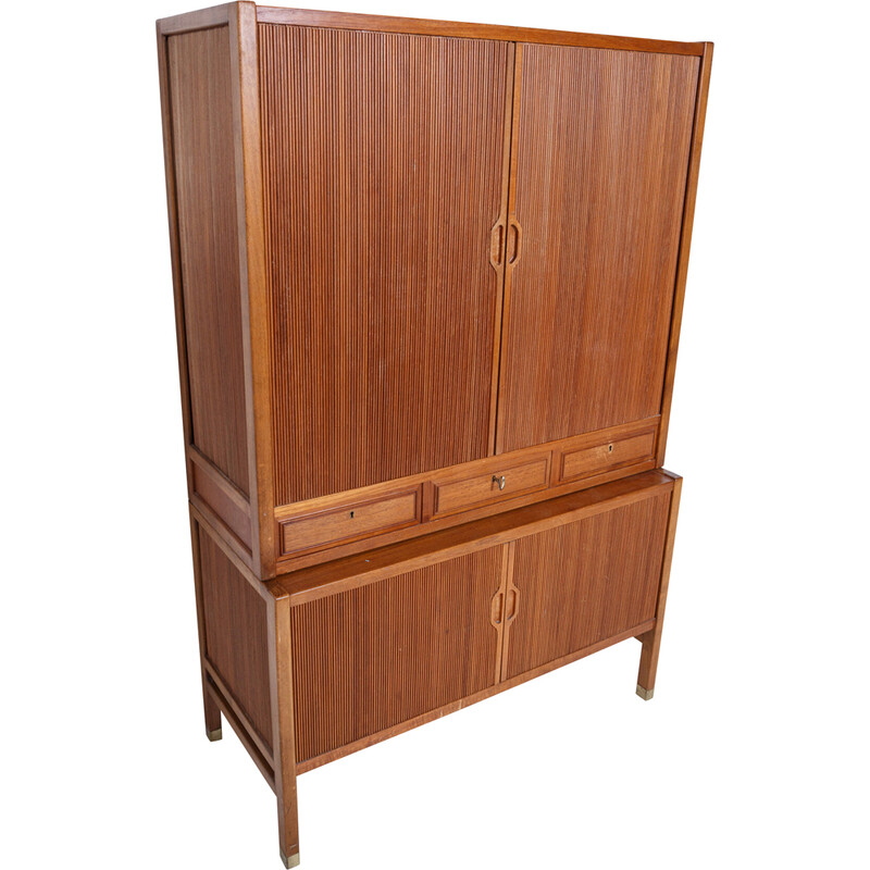 Vintage oakwood cabinet by Carl-Axel Acking for Bodafors, 1950s
