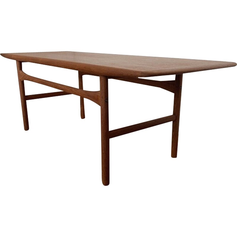 Vintage teak coffee table by Andreas Hansen for Arrebo Mobler, Denmark 1960s