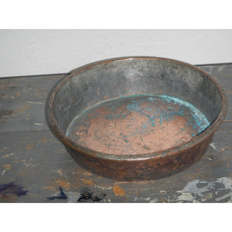 Vintage copper bowl