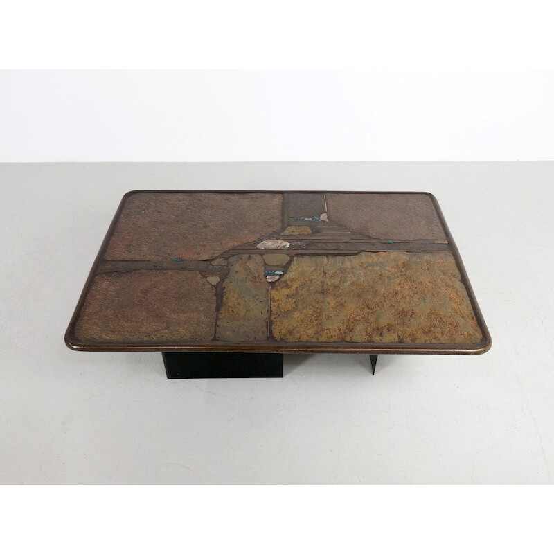 Slate coffee table, Paul KINGMA - 1993