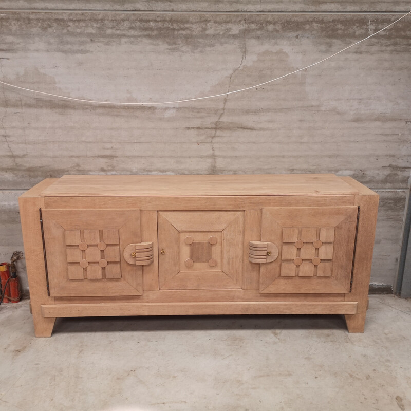 Credenza d'epoca Art Déco per casa di campagna di Charles Dudouyt, 1940