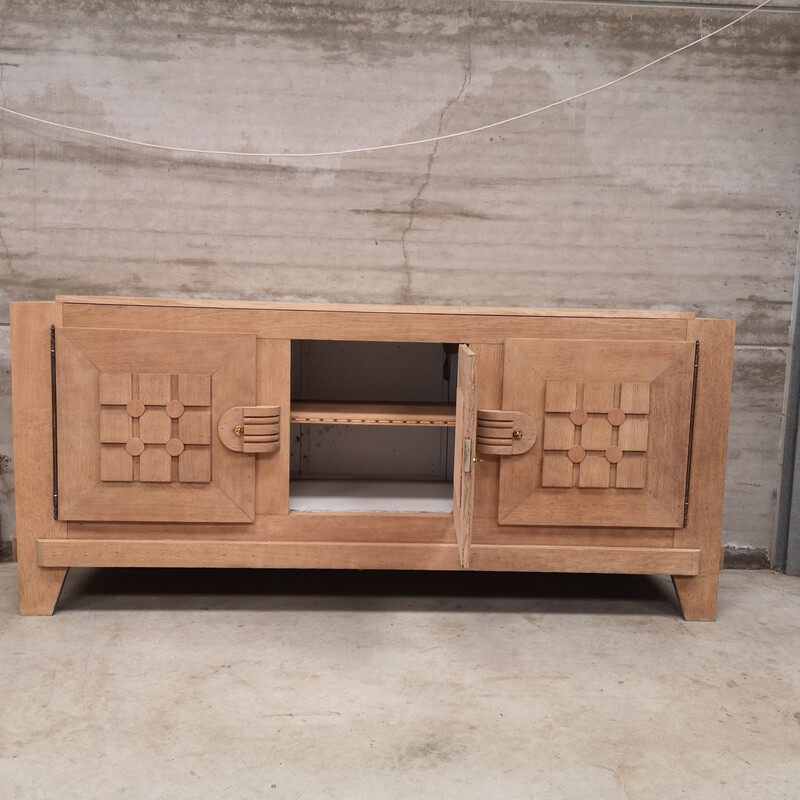 Vintage Art Deco landhuis dressoir van Charles Dudouyt, 1940