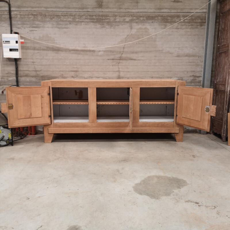 Vintage Art Deco manor house sideboard by Charles Dudouyt, 1940