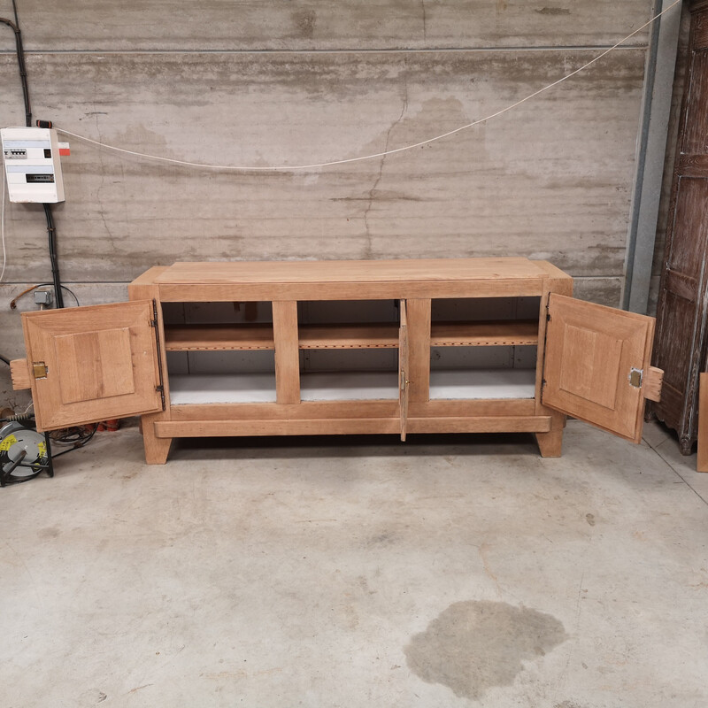 Vintage Art Deco manor house sideboard by Charles Dudouyt, 1940