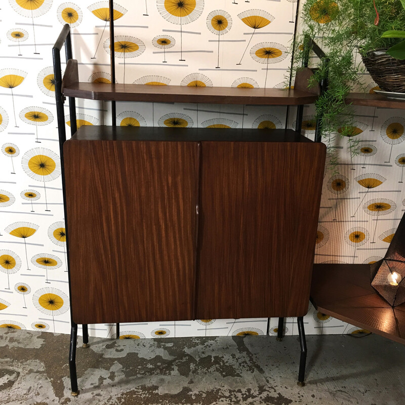 Italian modular corner shelve unit - 1960s