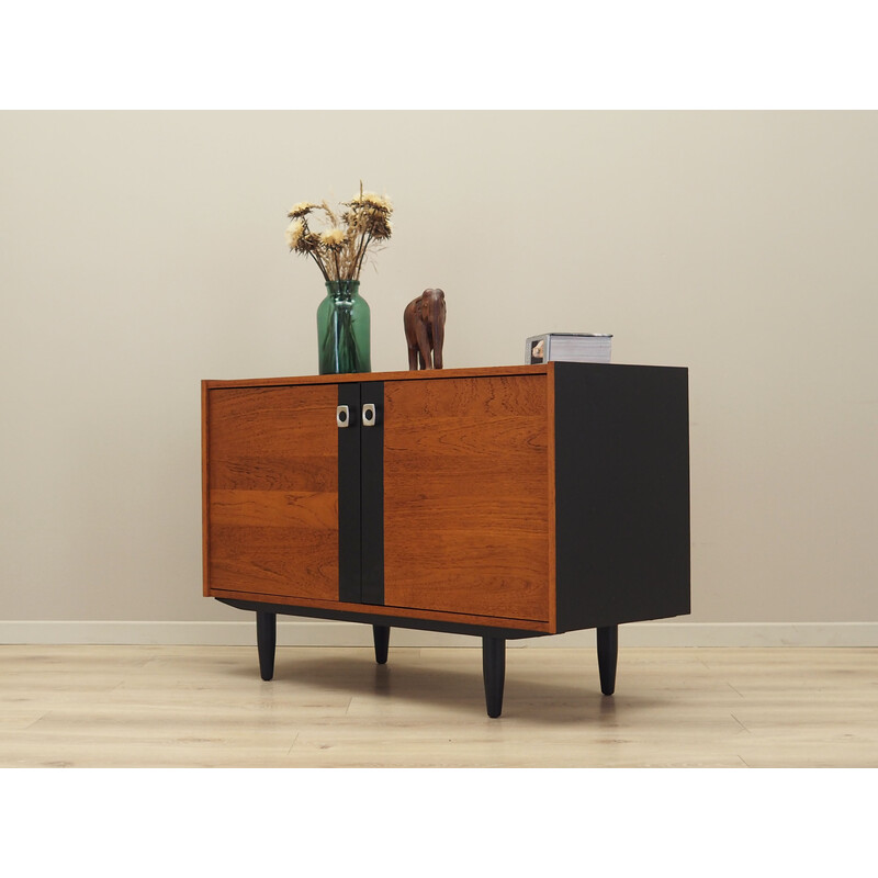 Vintage teak highboard, Denmark 1970