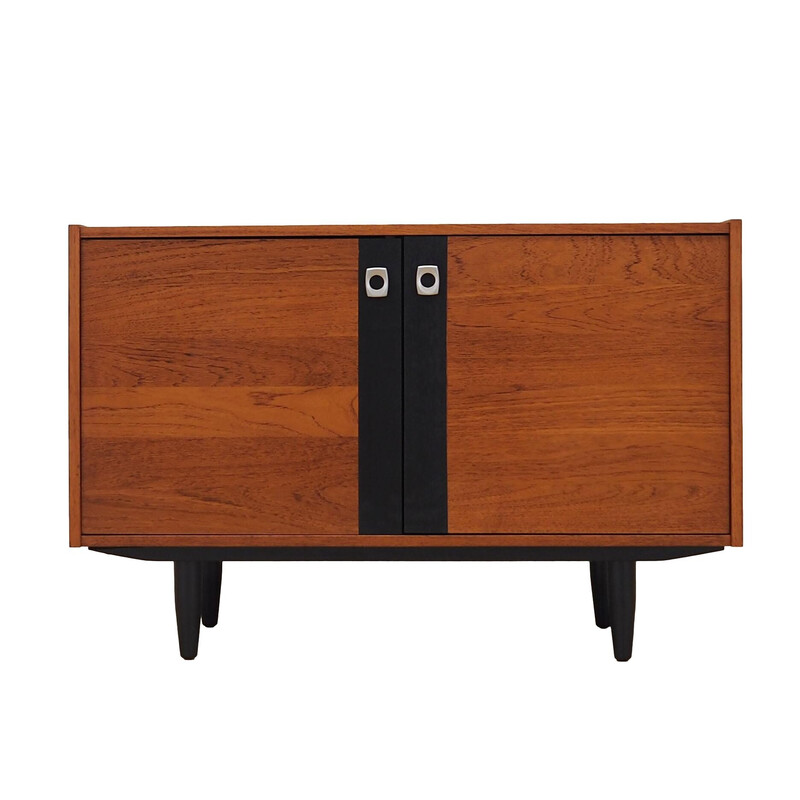 Vintage teak highboard, Denmark 1970