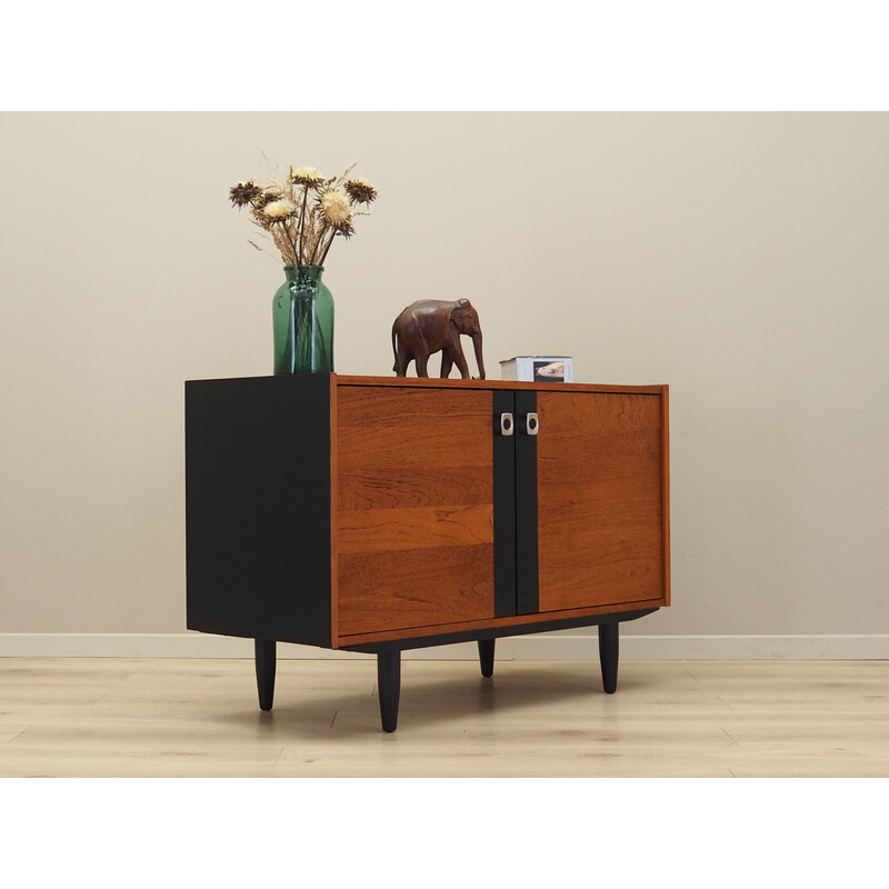 Vintage teak highboard, Denmark 1970