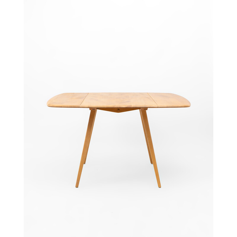 Mesa dobrável de olmo e faia Vintage por Lucian Ercolani para Ercol, Reino Unido 1960