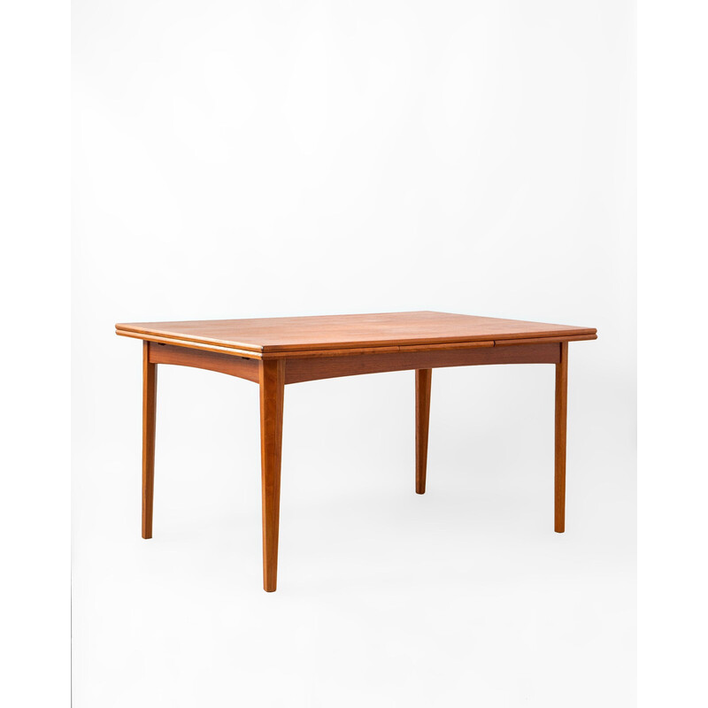 Mid century Danish extendable table in teak, Denmark 1960