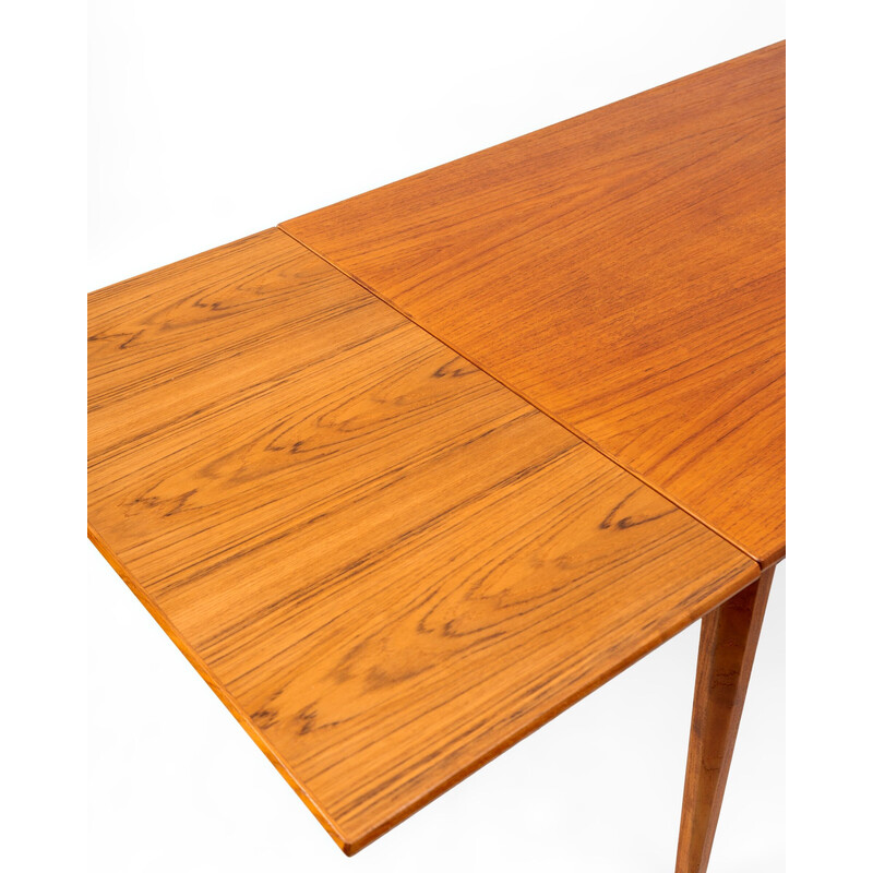 Vintage Deense teakhouten tafel, Denemarken 1960