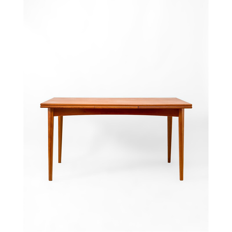 Mid century Danish extendable table in teak, Denmark 1960