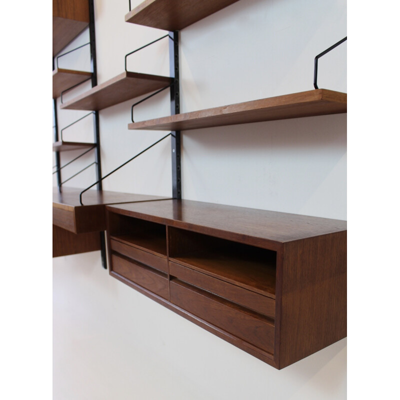 Cado teak wall unit, Poul CADOVIUS - 1960s