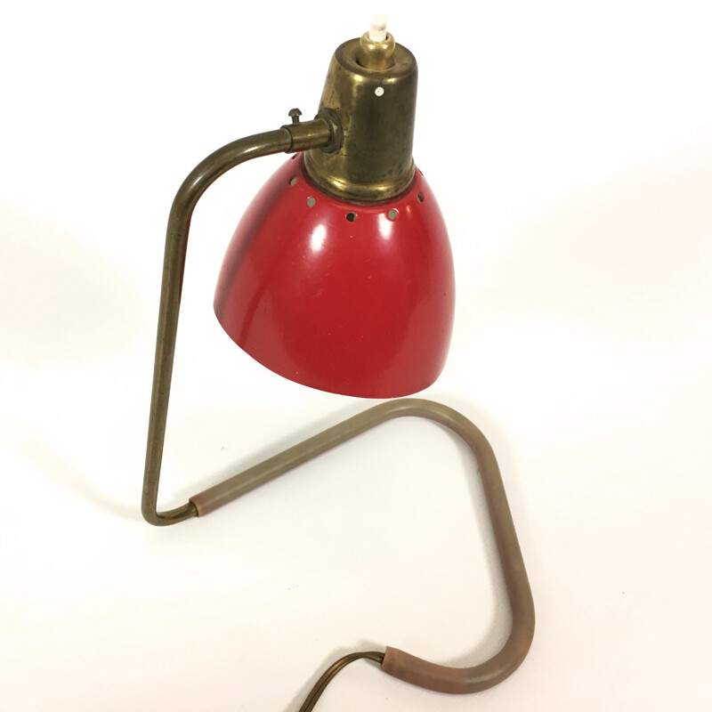 Lampe de chevet vintage articulée, Jean-Boris LACROIX - 1950