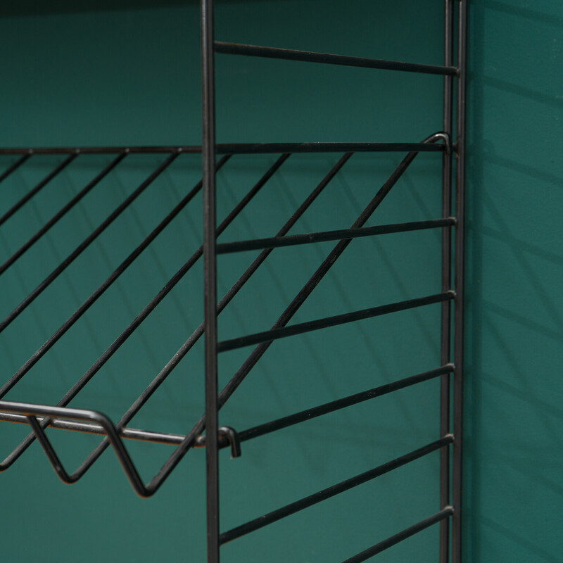 Vintage modular String shelving system by Nisse Strinning, Sweden 1960s