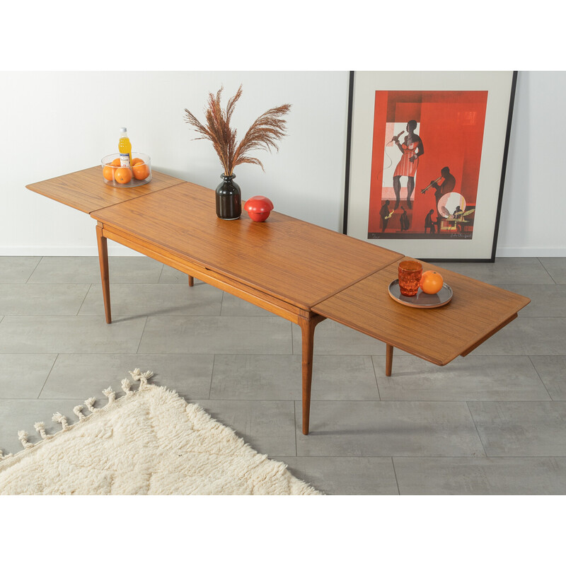 Vintage teak extendable coffee table, Denmark 1960s