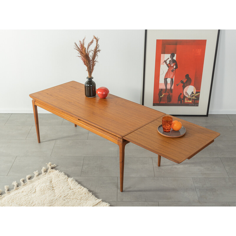 Vintage teak extendable coffee table, Denmark 1960s