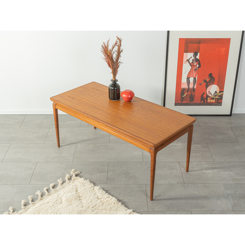 Vintage teak extendable coffee table, Denmark 1960s