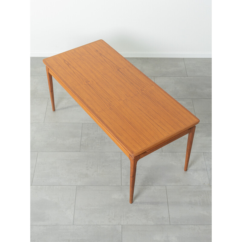 Vintage teak extendable coffee table, Denmark 1960s