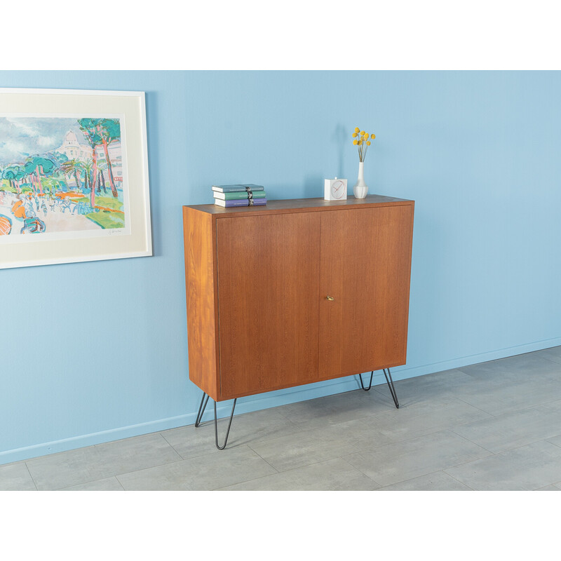 Vintage teak cabinet with two doors by Oldenburger Möbelwerkstätten, Germany 1960s