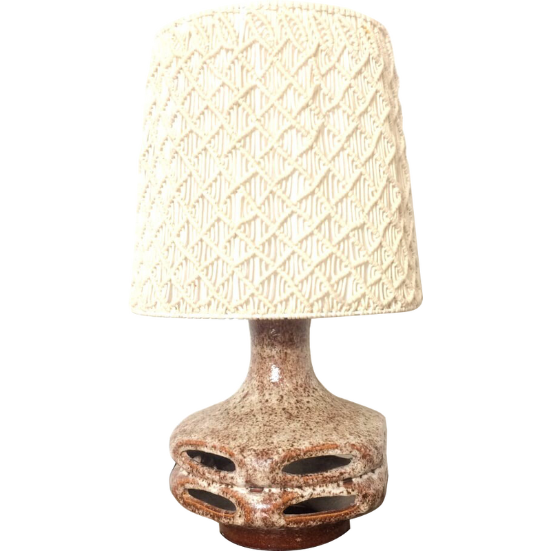 Vintage ceramic lamp, West Germany 1970